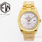 EW Factory Copy Rolex Day Date 40mm 2836 Watch Gold Presidential
